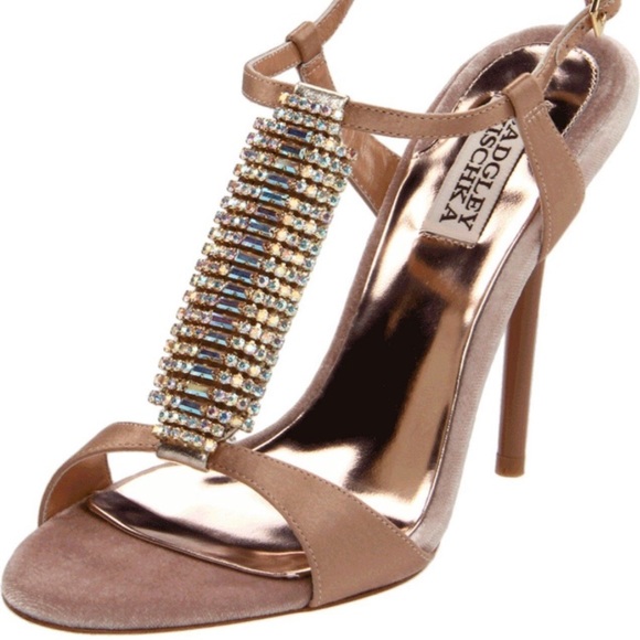 Badgely Mischka ‘Java’ Jewelled Heels 7